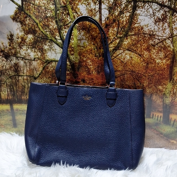 kate spade Handbags - Kate Spade Midnight Blue Tote